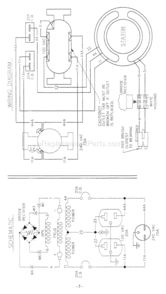 Page B Diagram and Parts List for 5502-2  Briggs and Stratton Generator